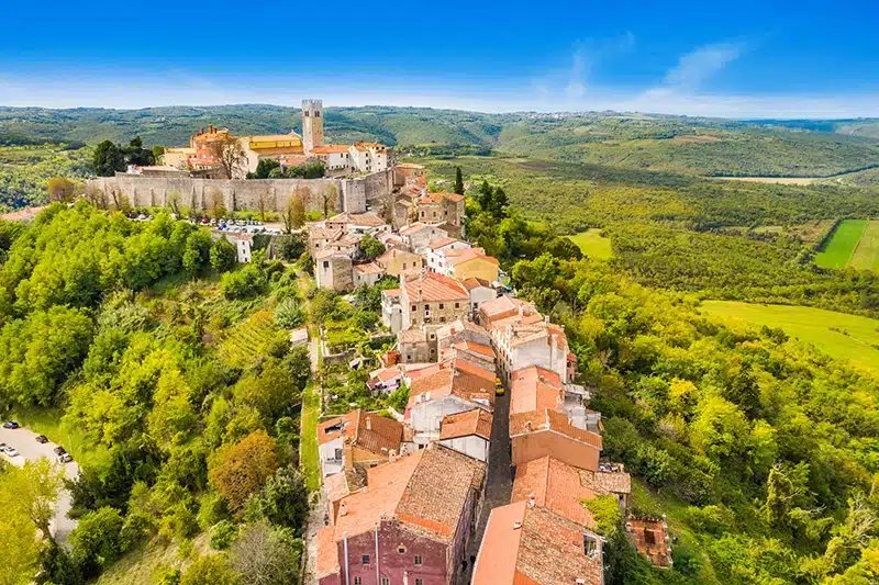 Altstadt-Motovun-Istrien