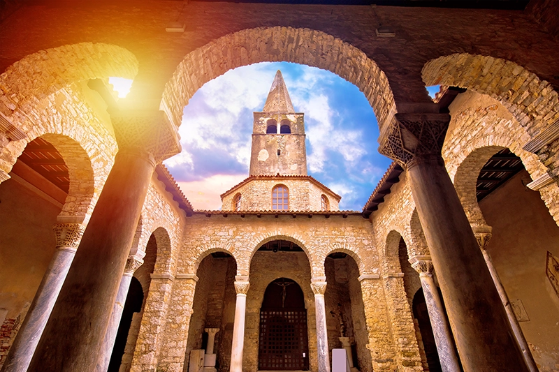 Euphrasius-Basilika-in-Porec-Istrien.