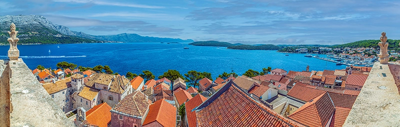 Korcula-Altstadt-an-der-Adria-Kroatien