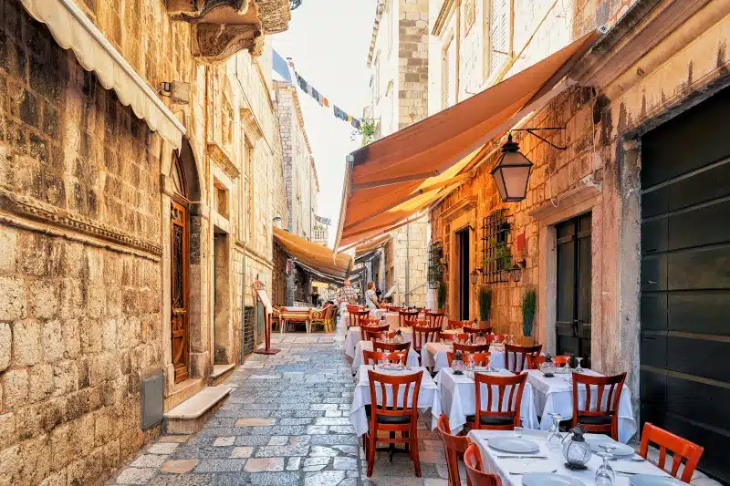 Restaurant-in-Dubrovnik-Kroatien